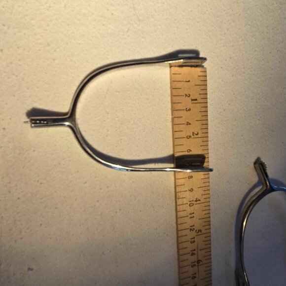 2 sets- high quality stainless steel spurs, dressage, polo, jumping - Picture 7 of 11